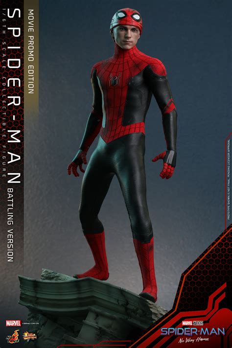 Spider Man No Way Home Battling Version Spider Man Figure By Hot Toys The Toyark News