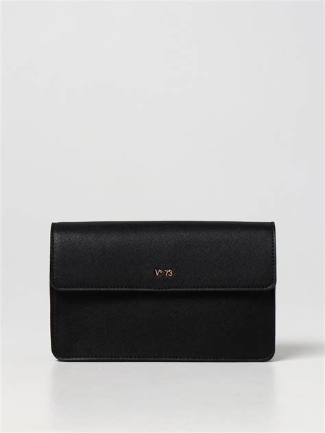 V73: V ° 73 bag in saffiano synthetic leather - Black | V73 crossbody ...