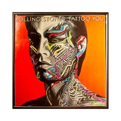 Glittered Rolling Stones Tattoo You Album Mick - Etsy