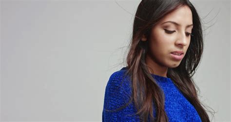 Seductive Dreamy Latina Girl With Long Black Stock Footage Sbv Storyblocks