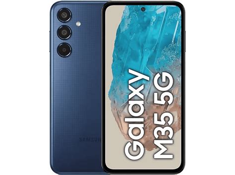 SAMSUNG Galaxy M35 5G 128 GB Blau Dual SIM | MediaMarkt