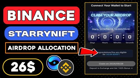 Starrynift Airdrop Allocation Claim Starrynift Listing Update