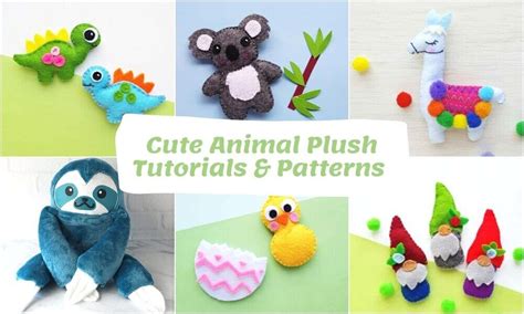 12 Free Stuffed Animal Plush Patterns with Easy DIY Tutorial | The ...