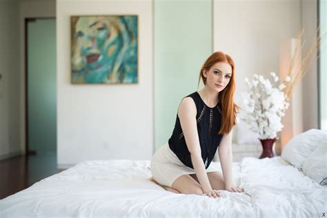 Redhead Babe Maya Kendrick Gets Dped By Two Big Black Hard Throbbing Cocks Photos