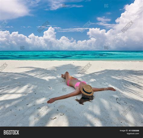 Woman Bikini Tropical Image Photo Free Trial Bigstock