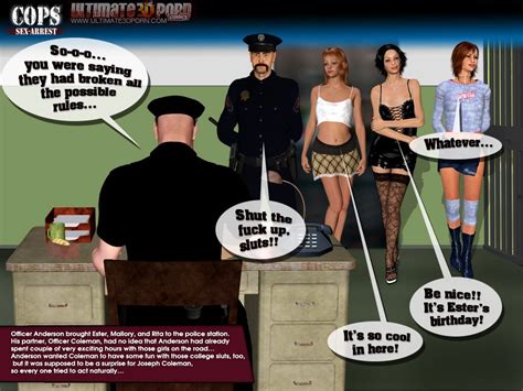 Cops Sex With The Arrested Girls 3D Sex Comics Hard Cartoon Porn