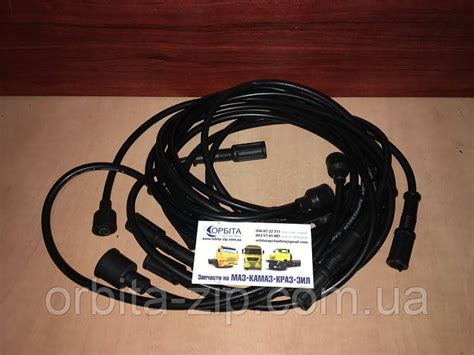 130-3707080 Дроту запалювання ЗІЛ 130, ГАЗ 53, ГАЗ-66 силікон, чорні ...