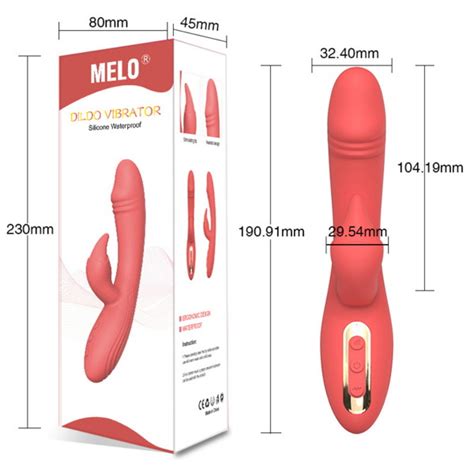 MELO Dildo Vibrators Silver RedL アダルトグッズ 大人のおもちゃ通販 FANZA通販
