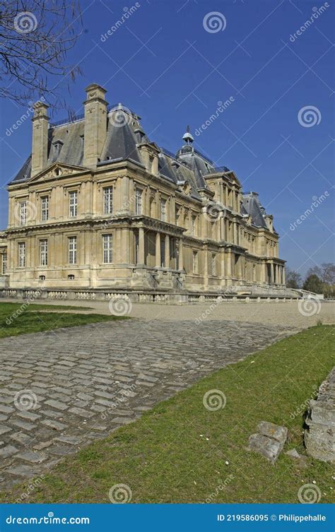 Maisons Laffitte France April 3 2017 Castle Editorial Image