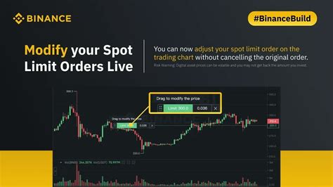 You Can Now Alter Your Spot Limit Orders On Binance Without Jess Mac