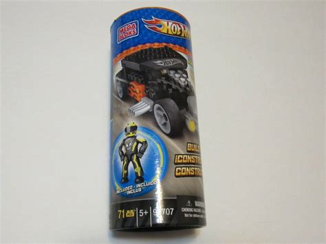 Mega Bloks Hot Wheels Bone Shaker Pieces New In Package With Figure