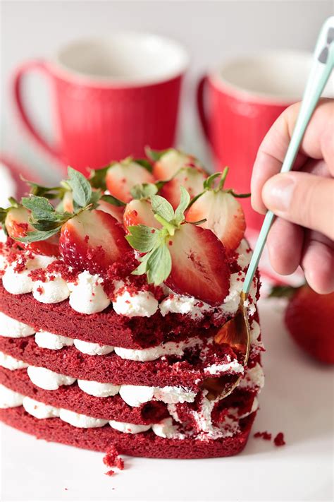 Tarta corazón red velvet para San Valentín Blog de recetas de María