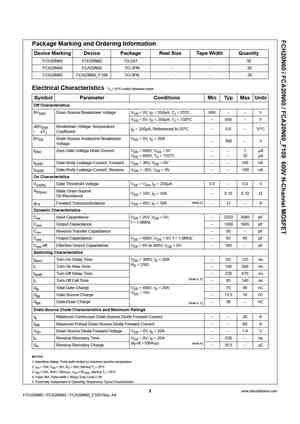 20N60 MOSFET Datasheet pdf - Equivalent. Cross Reference Search