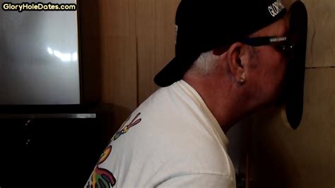 Real Gloryhole BJ DILF Sucks BBC In Closeup Amateur Video