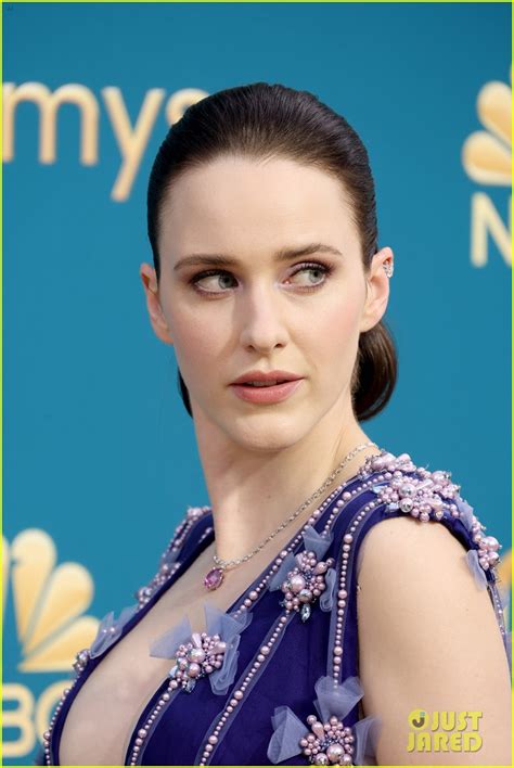 rachel brosnahan  pretty  purple  emmy awards  photo
