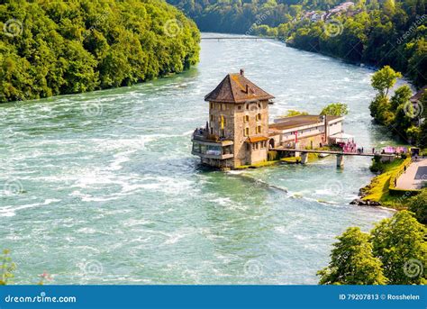 Rhein River In Switzerland Stock Image Image Of Fall 79207813