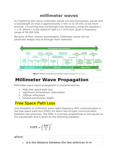 Milimeter Waves Pdf
