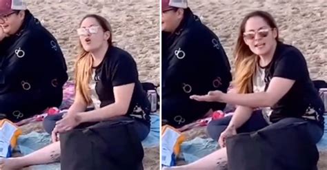 Mom Flips Out Over Teen Girl Wearing A Bikini On The Beach In Front Of Her Year Old Son