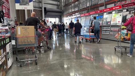 People Walking Out of a Costco in Orlando, Florida Stock Footage - Video of business, colorful ...