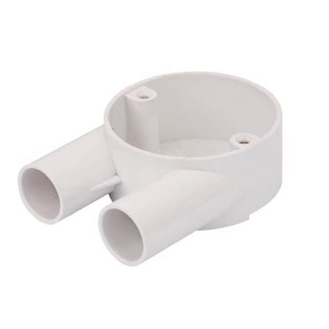 Pvc Conduit Way U Terminal Box Mm White Electricaldirect