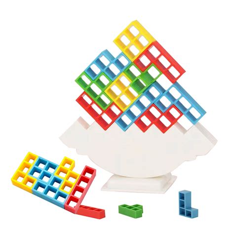 Board Games For Kids And Adults Tetra Tower Balance Stacking Toys