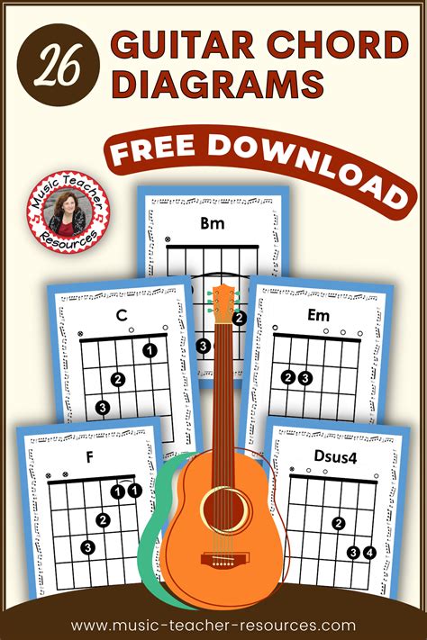 26 FREE GUITAR CHORD DIAGRAMS