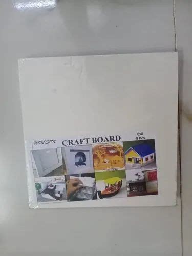 White Craft Board, Size: 8 X 8 cm at Rs 170/pack in Mumbai | ID ...