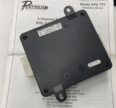 Prestige Aps Security Remote Start System Replacement Module Aps