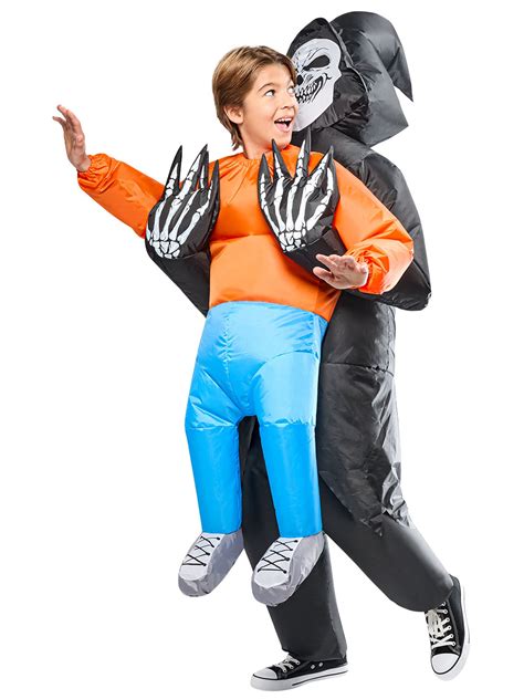 Kids' Grim Reaper Abduction Inflatable Costume