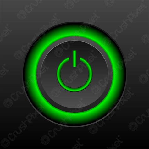 power button stock vector  crushpixel