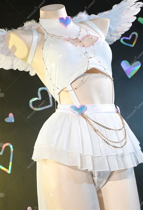 Women Panty Derivative Sexy Lingerie Set Hollow Halter Bodysuit And Mini Skirt Cosplay Top