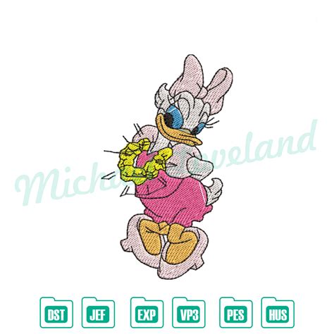 Disney Daisy Duck Embroidery Design Disney Embroidery Digi Inspire Uplift