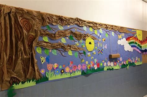 Mural Da Primavera - 100 Murais e Paineis da Primavera →【MODELOS】 | Decoração de painel ...