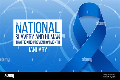 National Human Trafficking Awareness Day Stock Vector Images Alamy