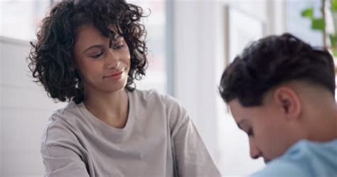 Lgbt Lesbian Couple And Perfect Hands On Bed With Smile For Bonding Agree And Support At Home