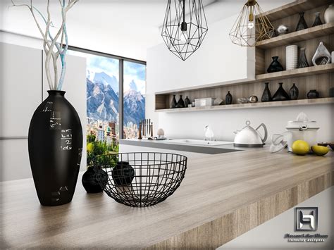kitchen design simulation on Behance