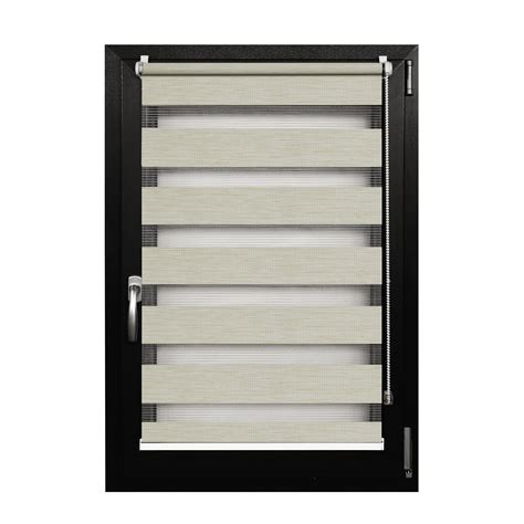 Rulou Textil Day Night Crem Nude L Cm X H Cm Mca Rolete Textile Jaluzele