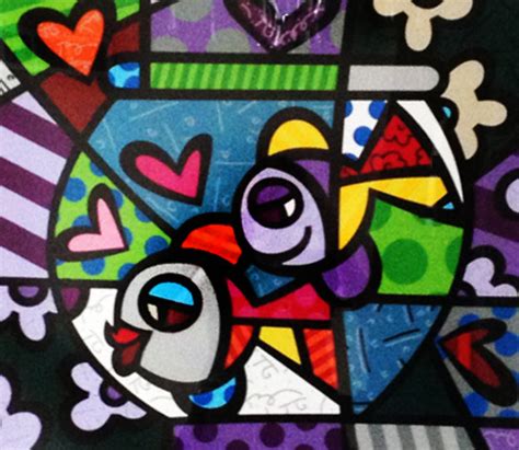 Untitled Lithograph By Romero Britto For Sale On Art Brokerage