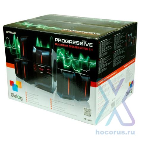 Ак.система 2&1 DIALOG Progressive AP-540 Black 40W+5*12W Bluetooth USB ...