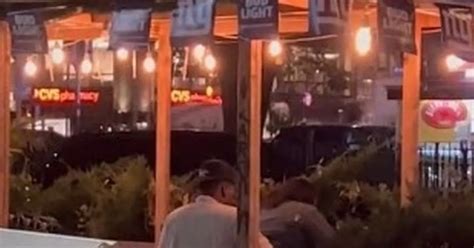 Lovely Randy Couple Caught Having Brazen Sex In Busy Restaurant S Beer Garden Daily Star