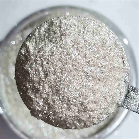 White Super Sparkle Mica Pigment Powder Just Pigments