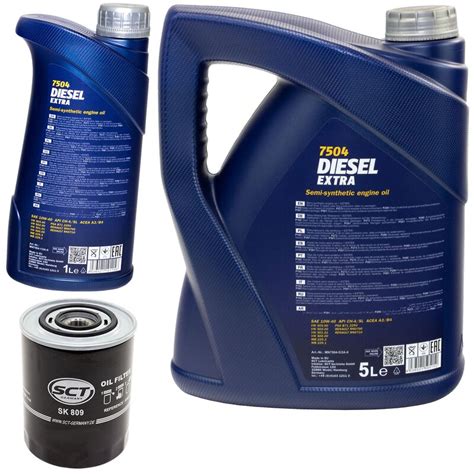 Engine oil MANNOL Diesel EXTRA 10W40 API CH-4/SL 6 liter + oil fi, 32,95