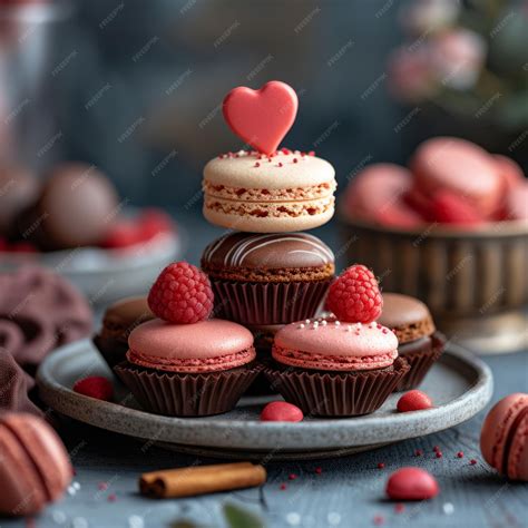 Premium Photo | Macaron colorful visual photo album full of different