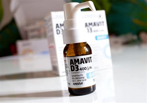 Amavit D3 – projekty opakowań suplementu diety - Kółko i krzyżyk