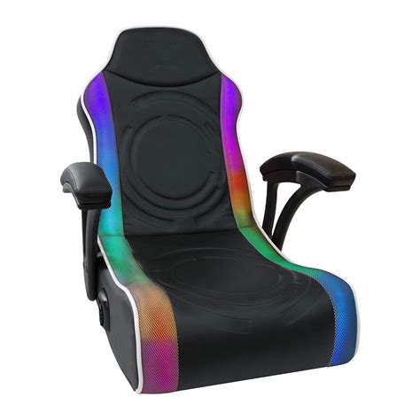 X Rocker Emerald Rgb 20 Wired X2 Floor Rocker Gaming Chair With Led
