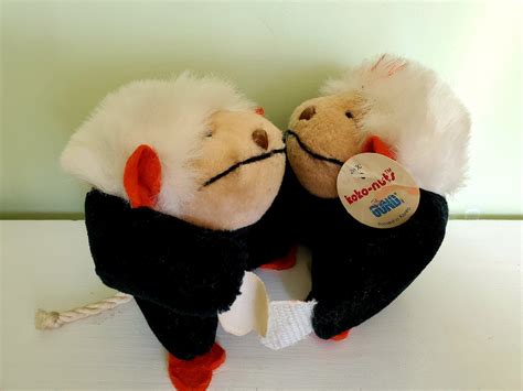 Rare Koko Nuts Plush Hugging Monkeys By Gund Vintage Gund Plush Gund