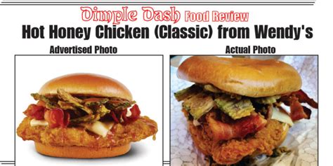 Hot Honey Chicken Classic From Wendys Review Dimple Times
