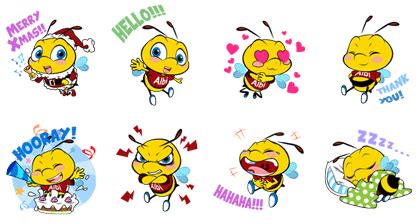 Albi LINE WhatsApp Sticker GIF PNG