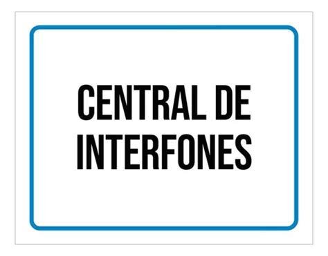 Kit Placas Ambiente Sinaliza O Setor Central Interfones