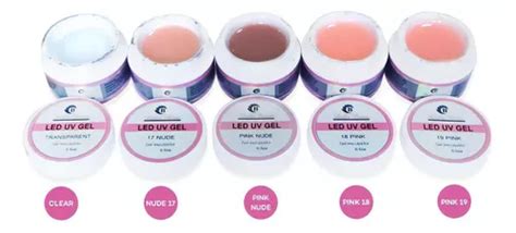 Gel Bela Rosa Uv Led P Alongamento De Unhas De Gel G Cor Nude Mercadolivre